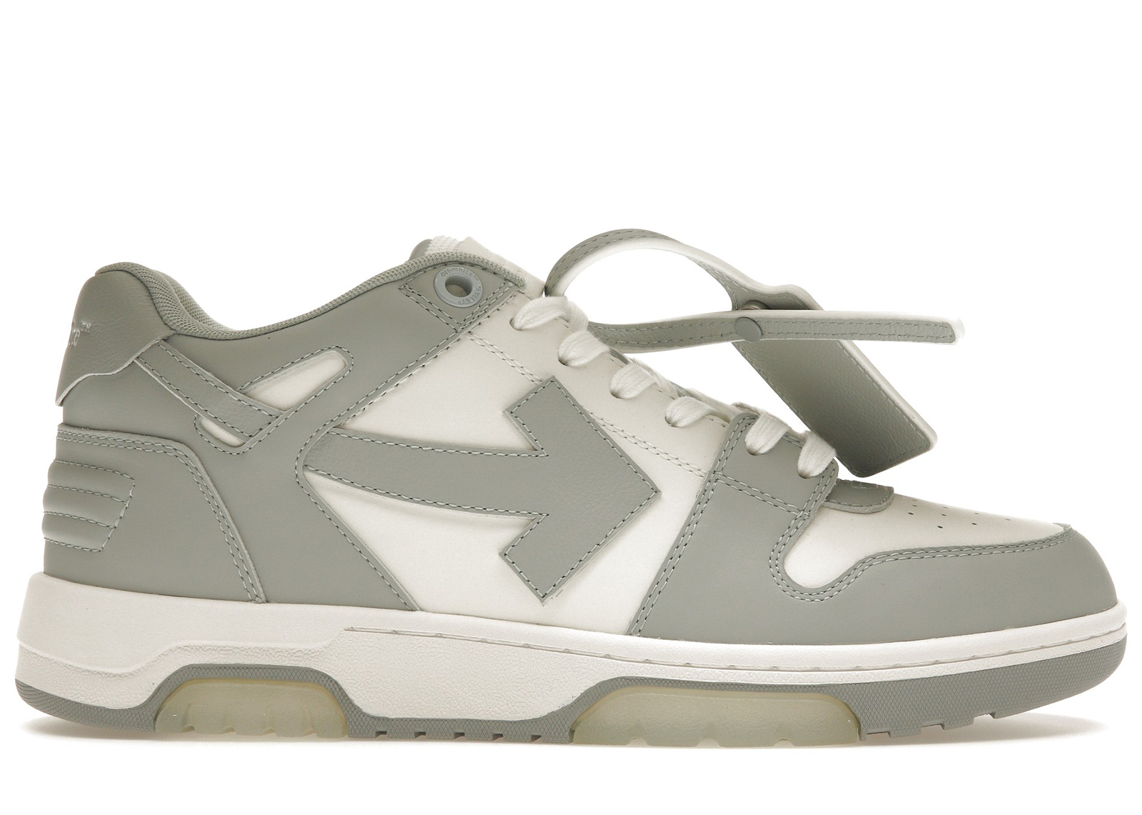 Off-White Out Of Office Calf Leather White Grey