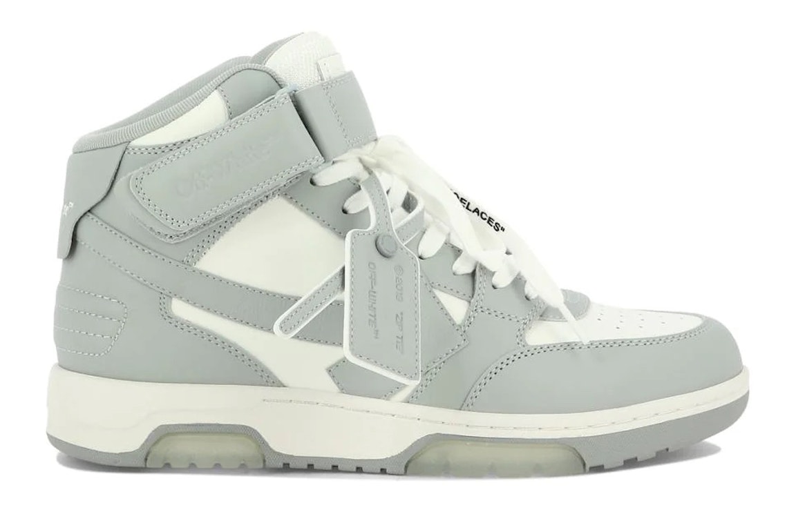 Pre-owned Off-white Out Of Office Mid Top White Grey In White/grey