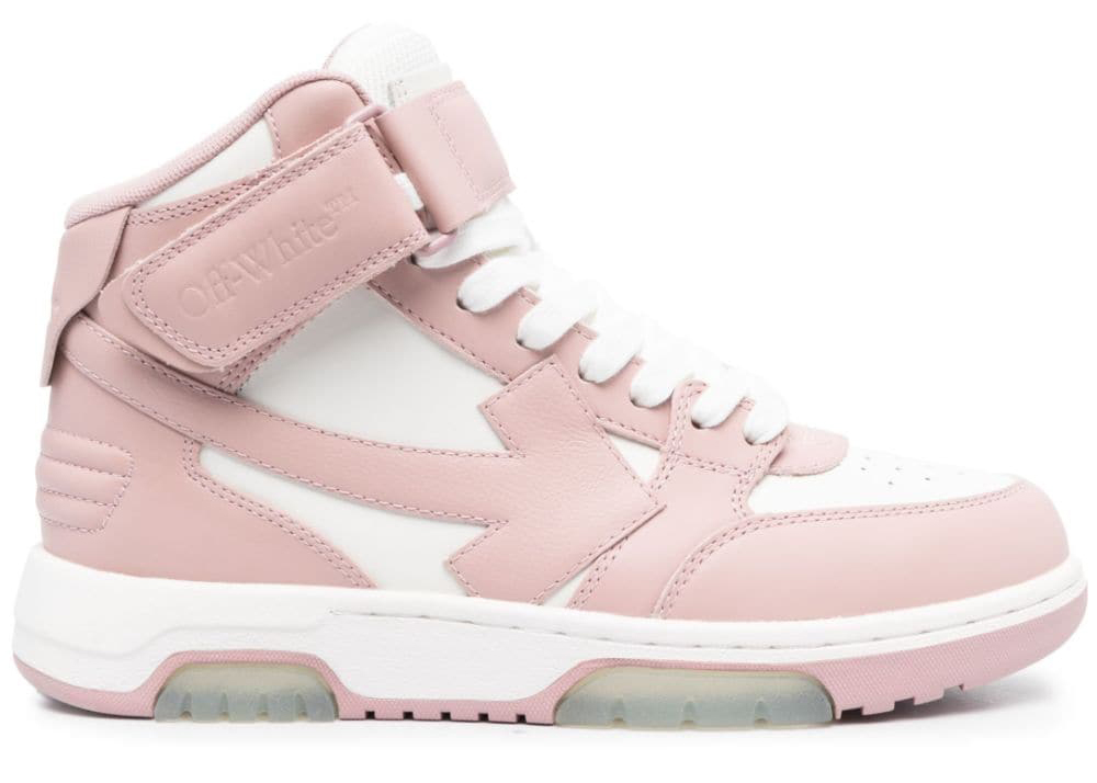 Off-White Out Of Office Mid Top White Pink (Women's) - OWIA275C99