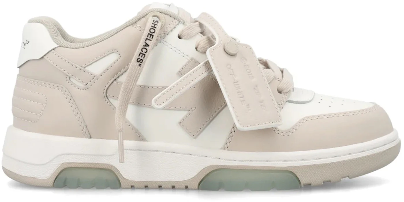 Off-White Out Off Office Calf Leather White Beige (Women's ...