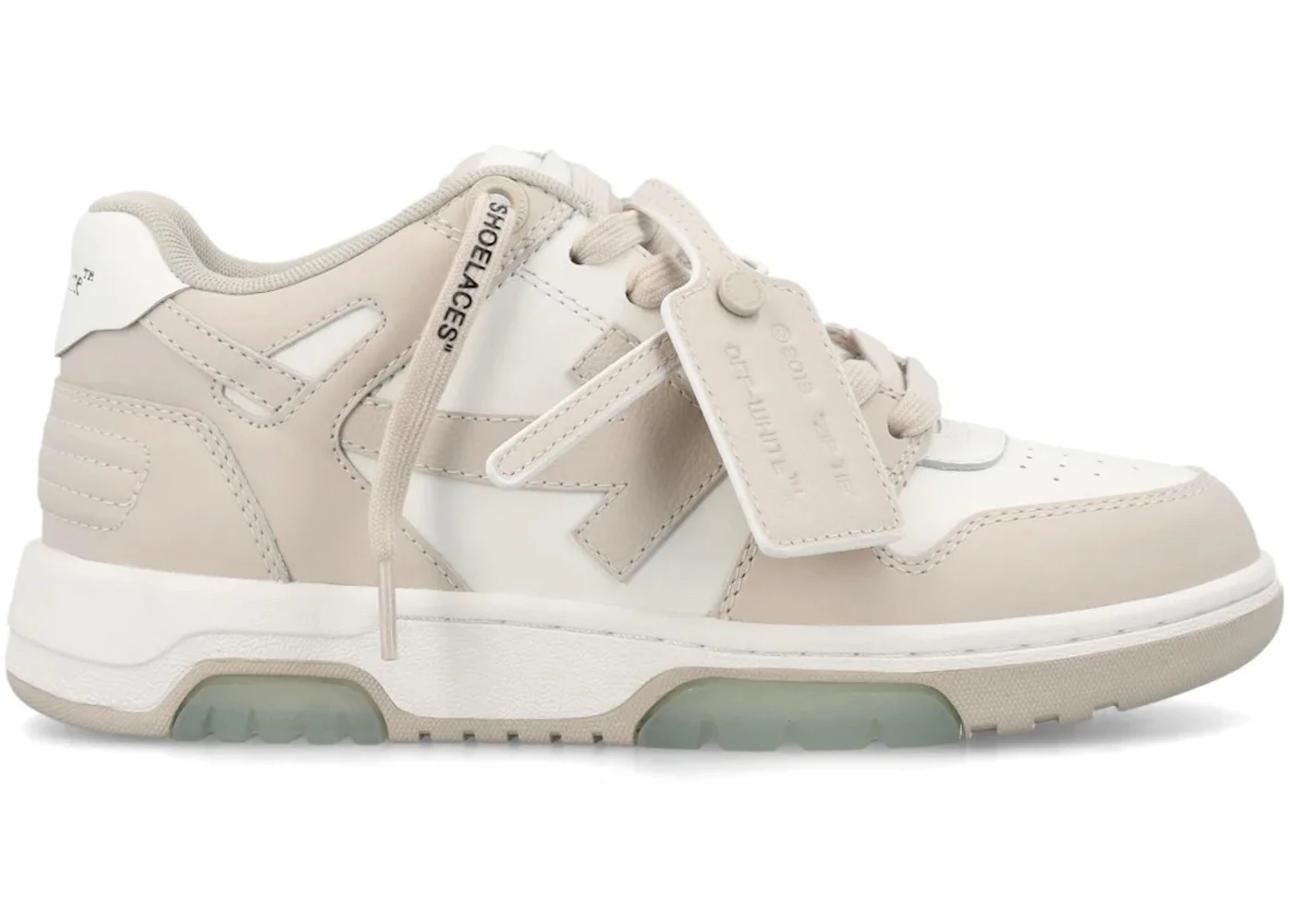 Off-White Out Off Office Calf Leather White Beige (Women's ...