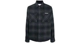 Off-White Outline ARR Flannel Shirt Grey/White