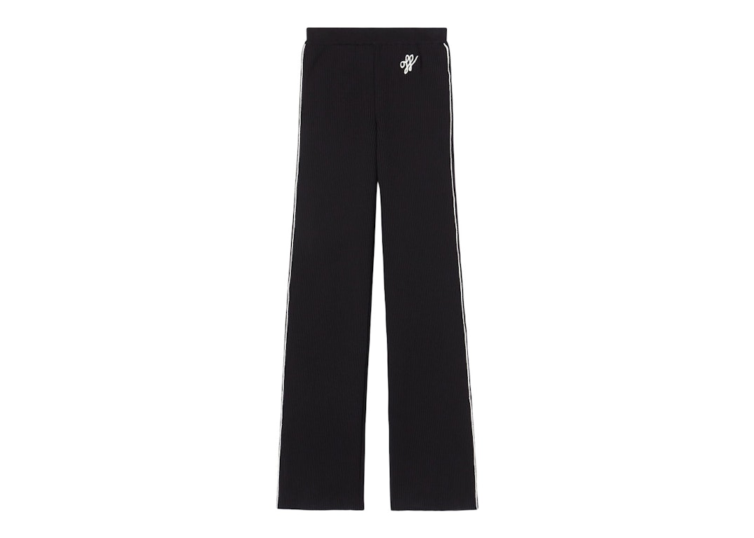 Pre-owned Off-white Outline Pant Black/white