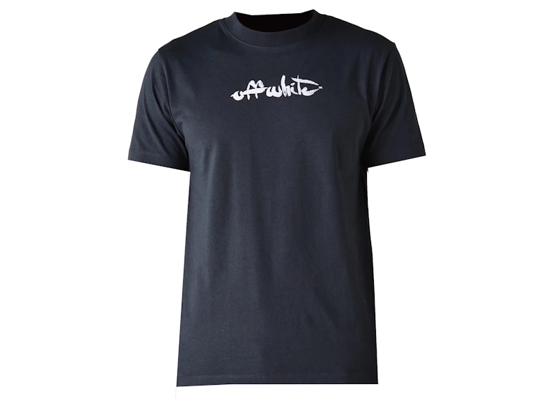 OFF WHITE Paint Arrow Slim S S T shirt Outerspace White Men s