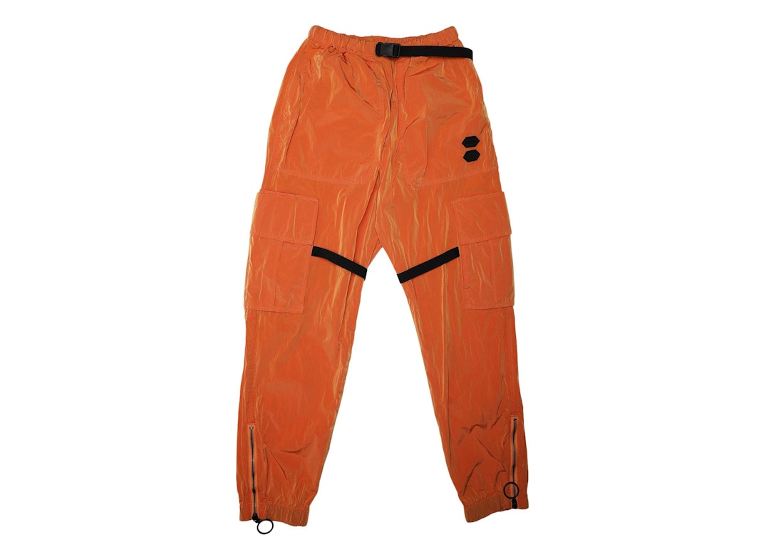 Pre-owned Off-white Parachute Cargo Pants Orange