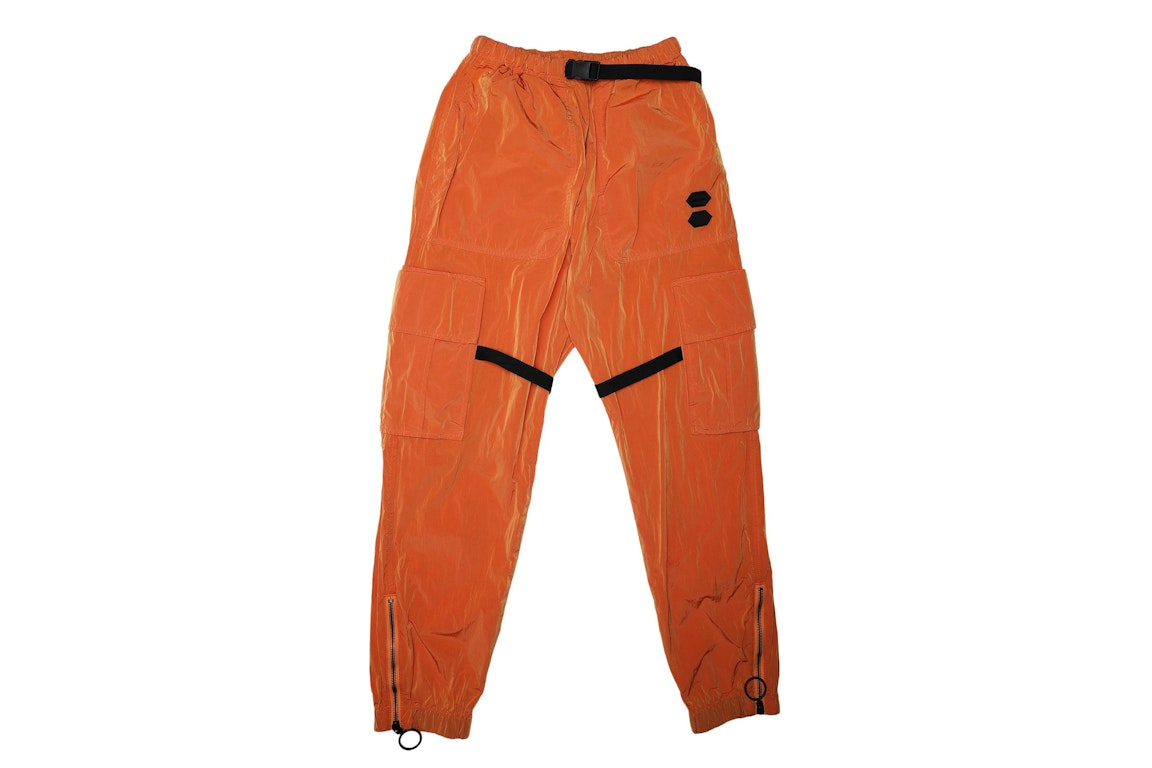 Pre-owned Off-white Parachute Cargo Pants Orange