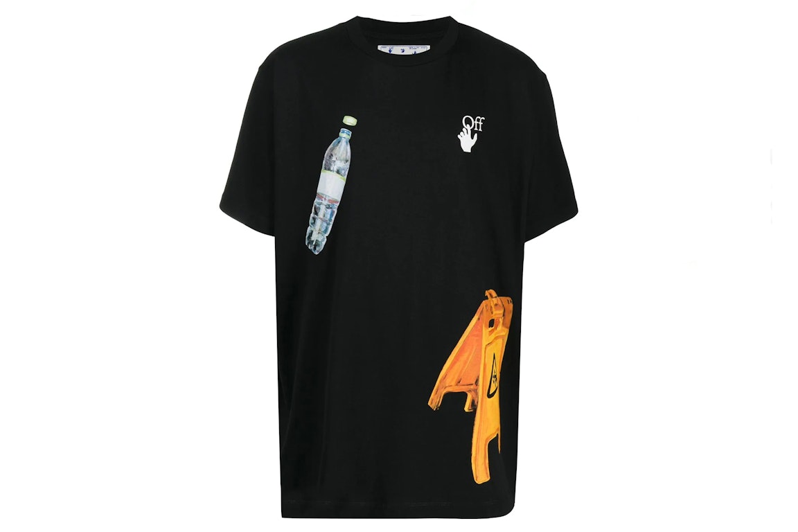 Pre-owned Off-white Pascal Medicine Over-fit T-shirt Black