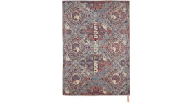 Off-White Quote-Motif Patterned Rug Multicolor