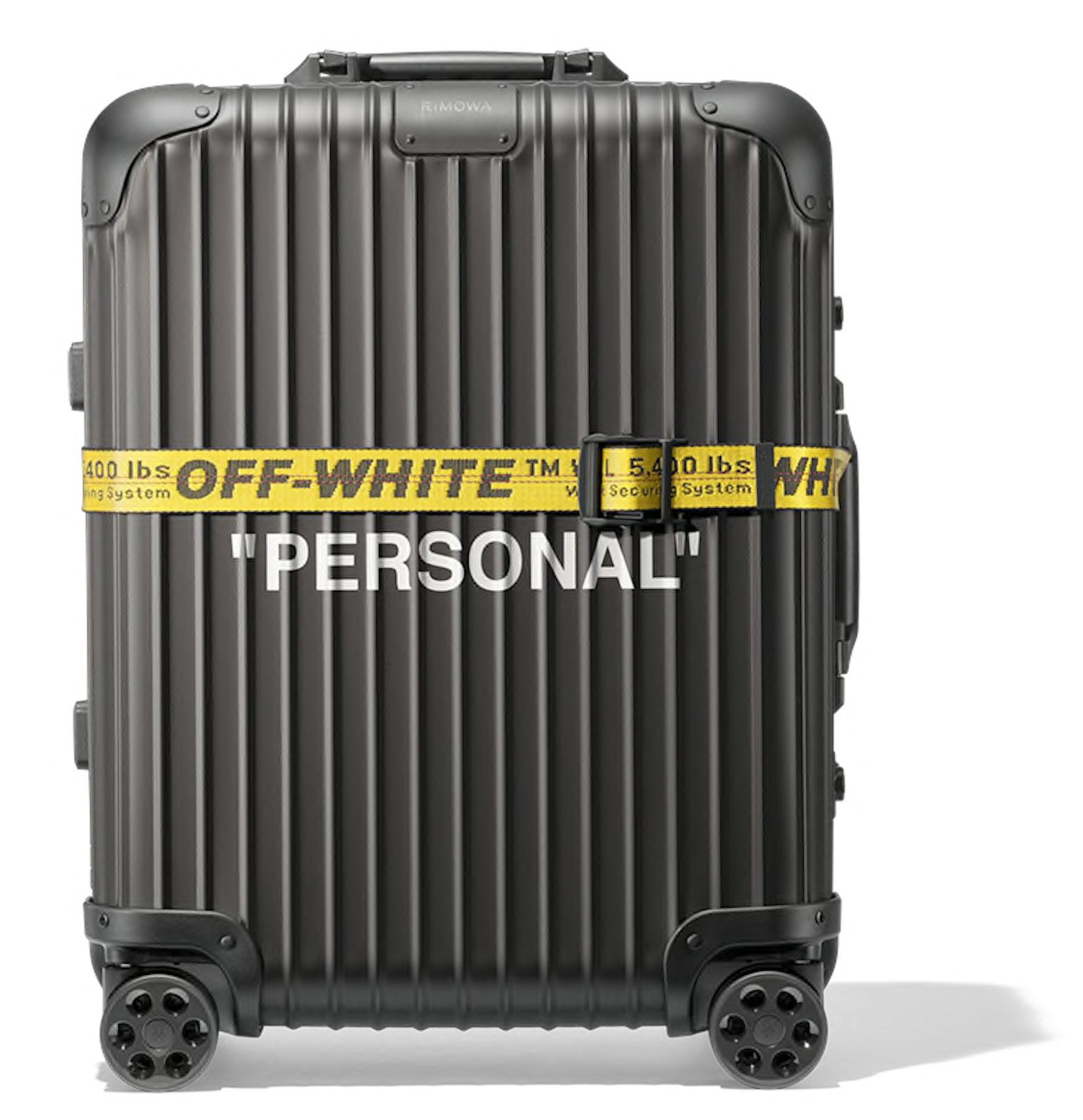 Rimowa X OFF-WHITE Collaboration Clear With Black Cover Luggage