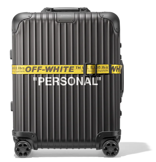 OFF-WHITE Rimowa Personal Belongings 49L Case Black - FW18 - JP