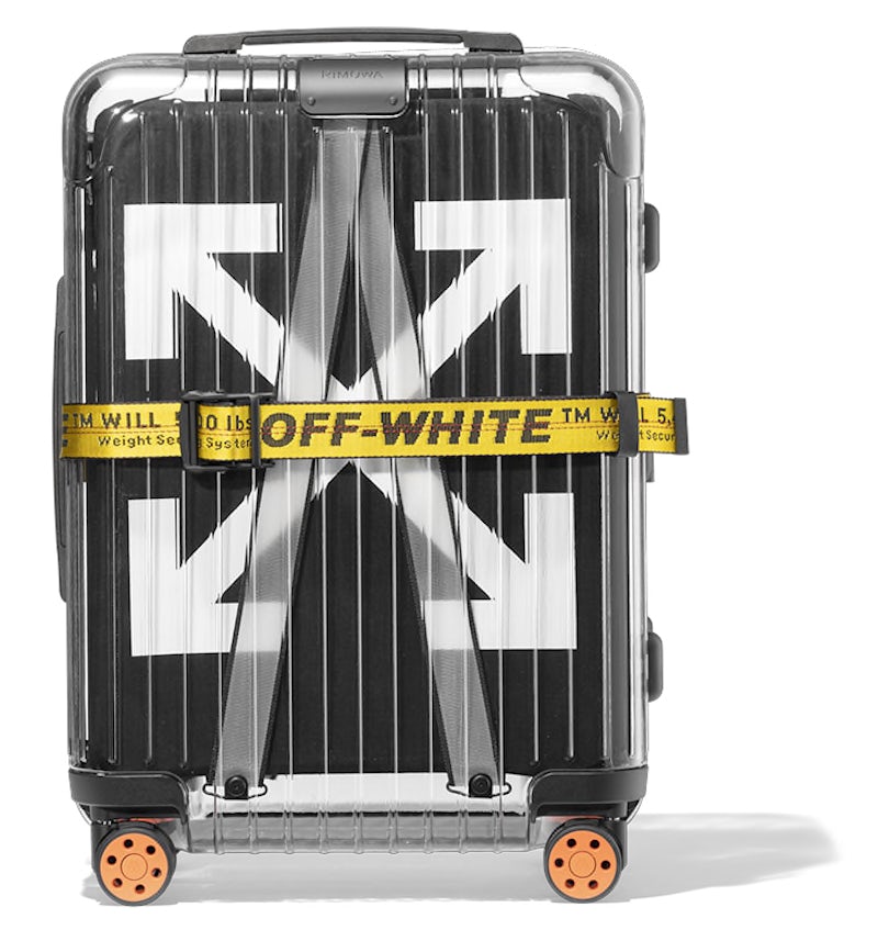 Rimowa white luggage shop