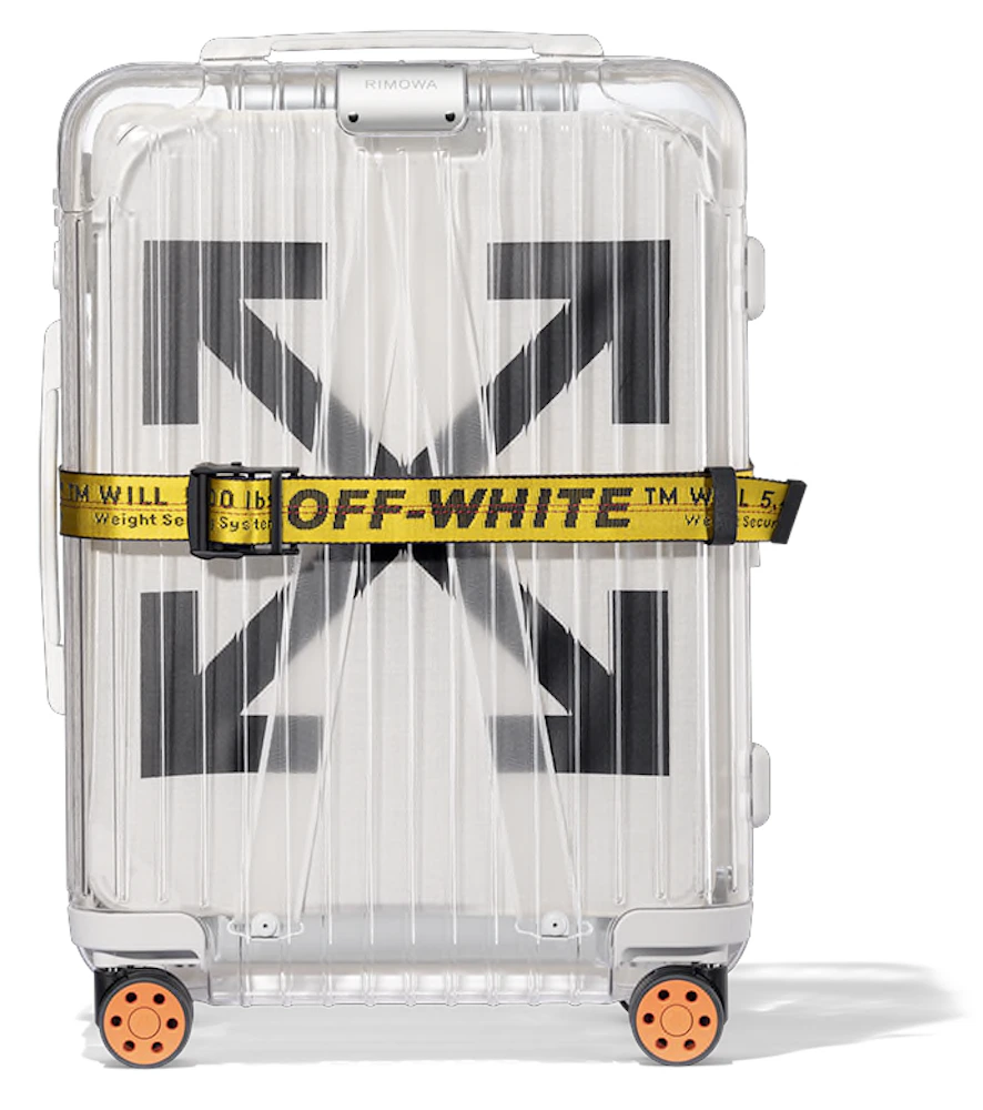 Rimowa x Off-white Suitcase Transparent See-through Clear Luggage