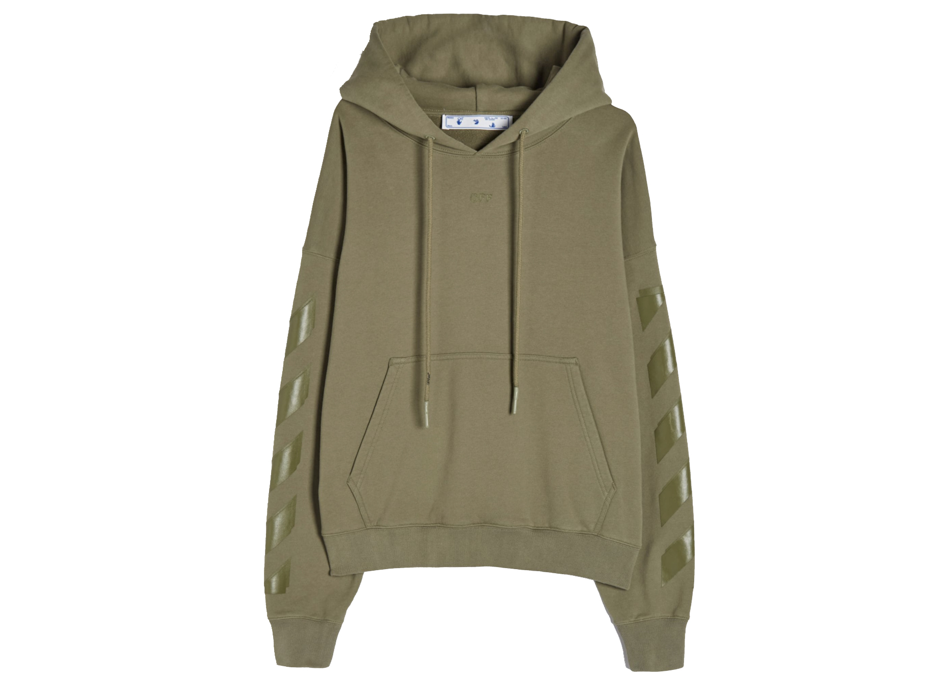 Off-White Rubber Arrows Hoodie Green - FW21 - US