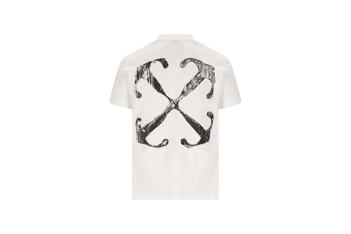 Pre-owned Off-white Scratch Arrow T-shirt White