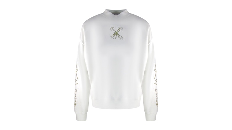 OFF-WHITE Splash Arrow Skate Fit Sweatshirt White Men's