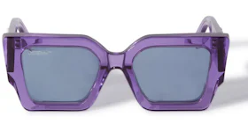 OFF-WHITE Sunglasses Catalina Rectangular Frame Transparent Purple/Blue (19321739)