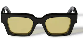 OFF-WHITE Sunglasses Virgil Rectangular Frame Black/Yellow (19321709)