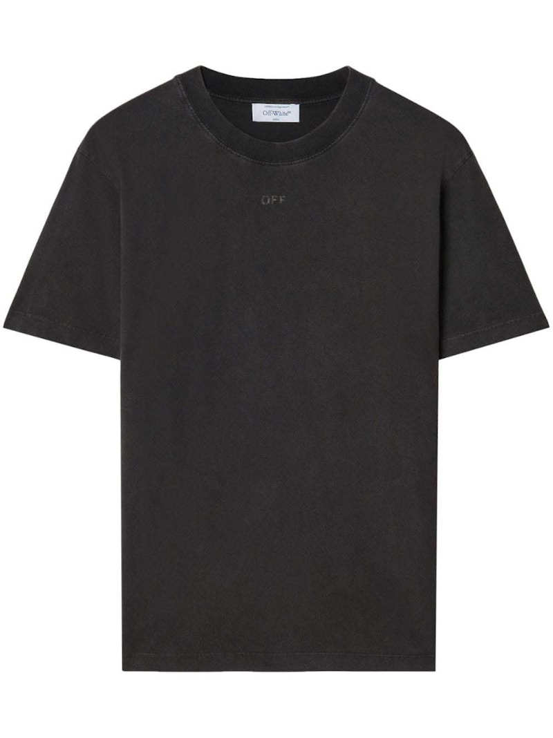 オフホワイト コットンSuper Moonフ―ディー ブラック OFF-WHITE Super Moon Cotton T-shirt Black Men's - FW23 - US