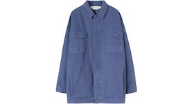 OFF-WHITE Tab Canvas Military Overshirt Dusty Blue