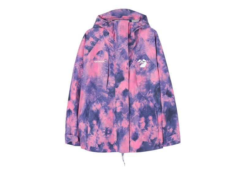 OFF-WHITE Tie Dye Ski Jacket Tie Dye Pink/Blue - FW22 - US