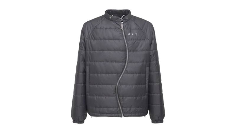 Piumino OFF-WHITE Twist Zip Grigio