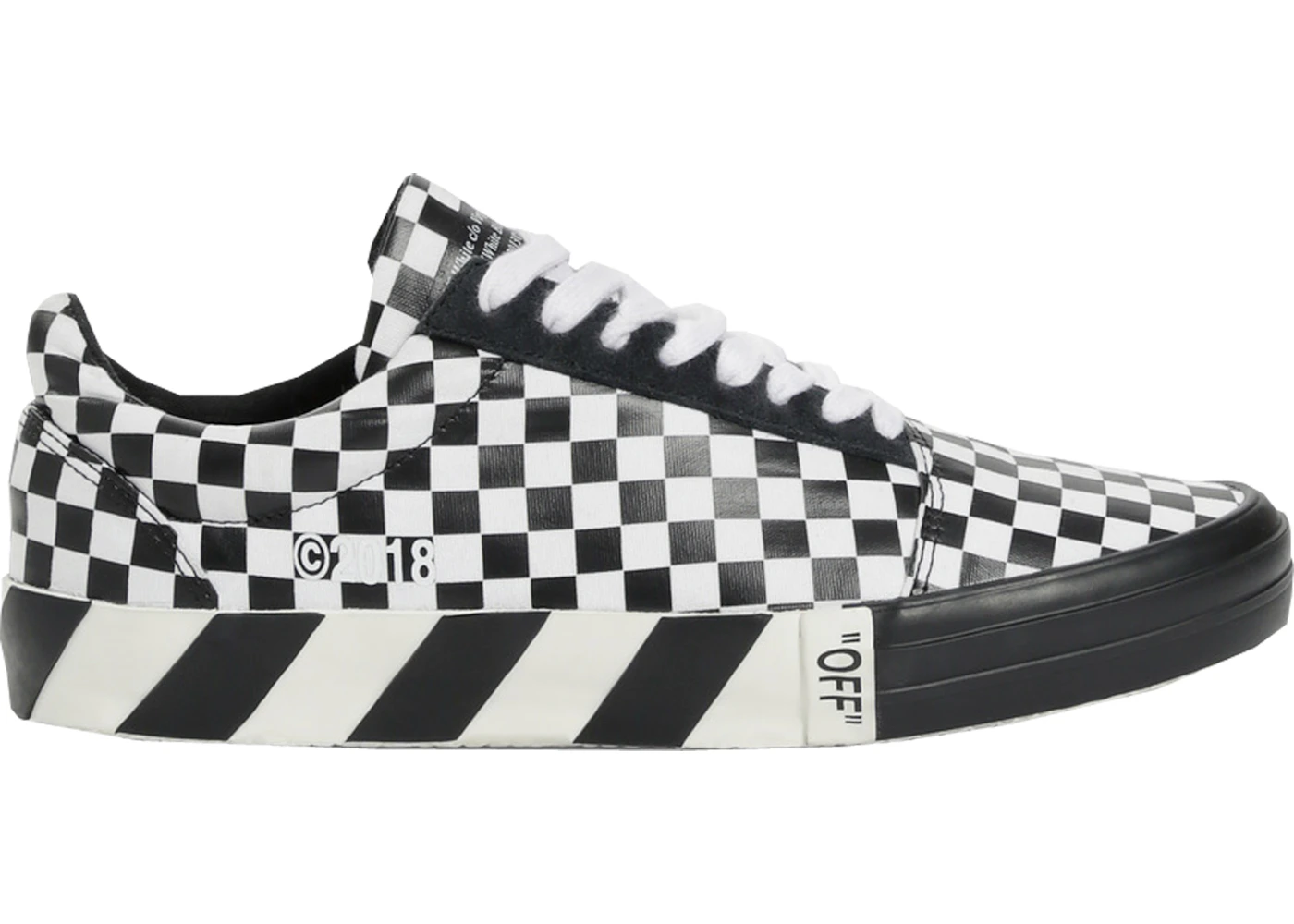 Off white vulc low top checkered online