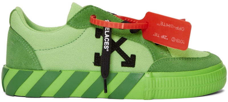 off white vulc low green