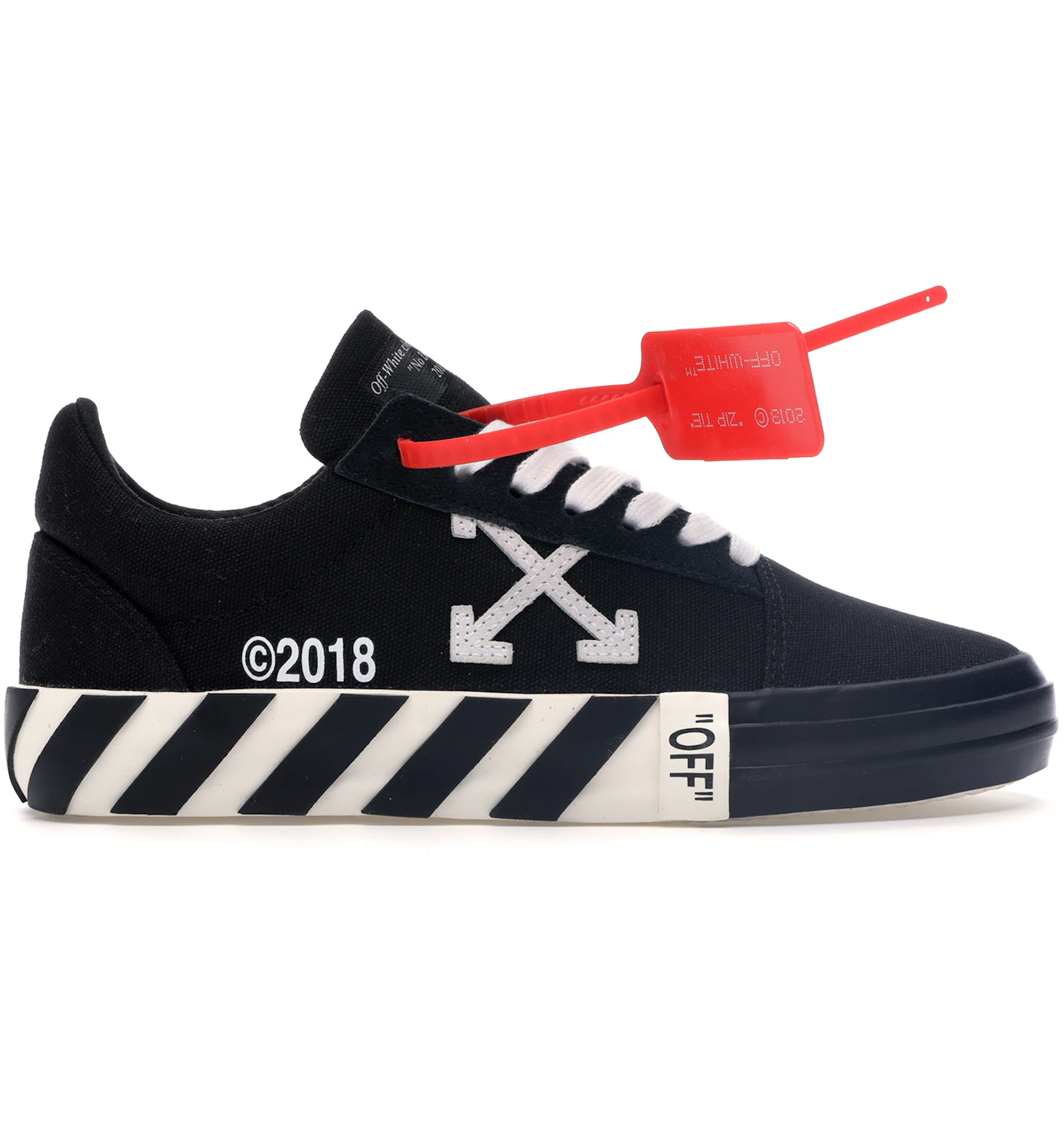 OFF-WHITE Vulc Low Updated Stripes Black (Women's) - OWIA146R198000161000 - KR