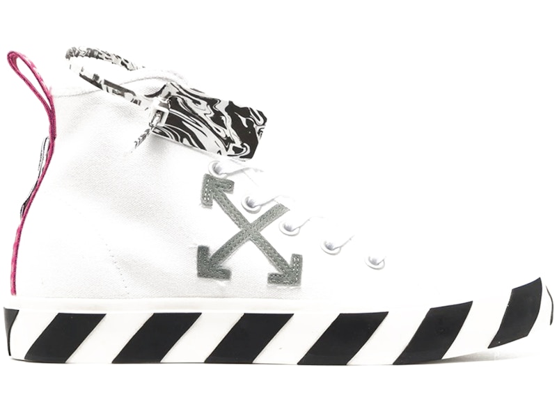 OFF-WHITE Vulcanized Mid Top Grey Arrow Men's