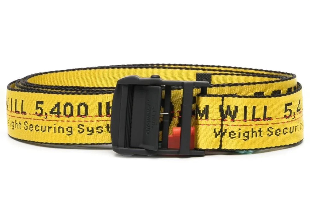 off-white Classic industrial belt