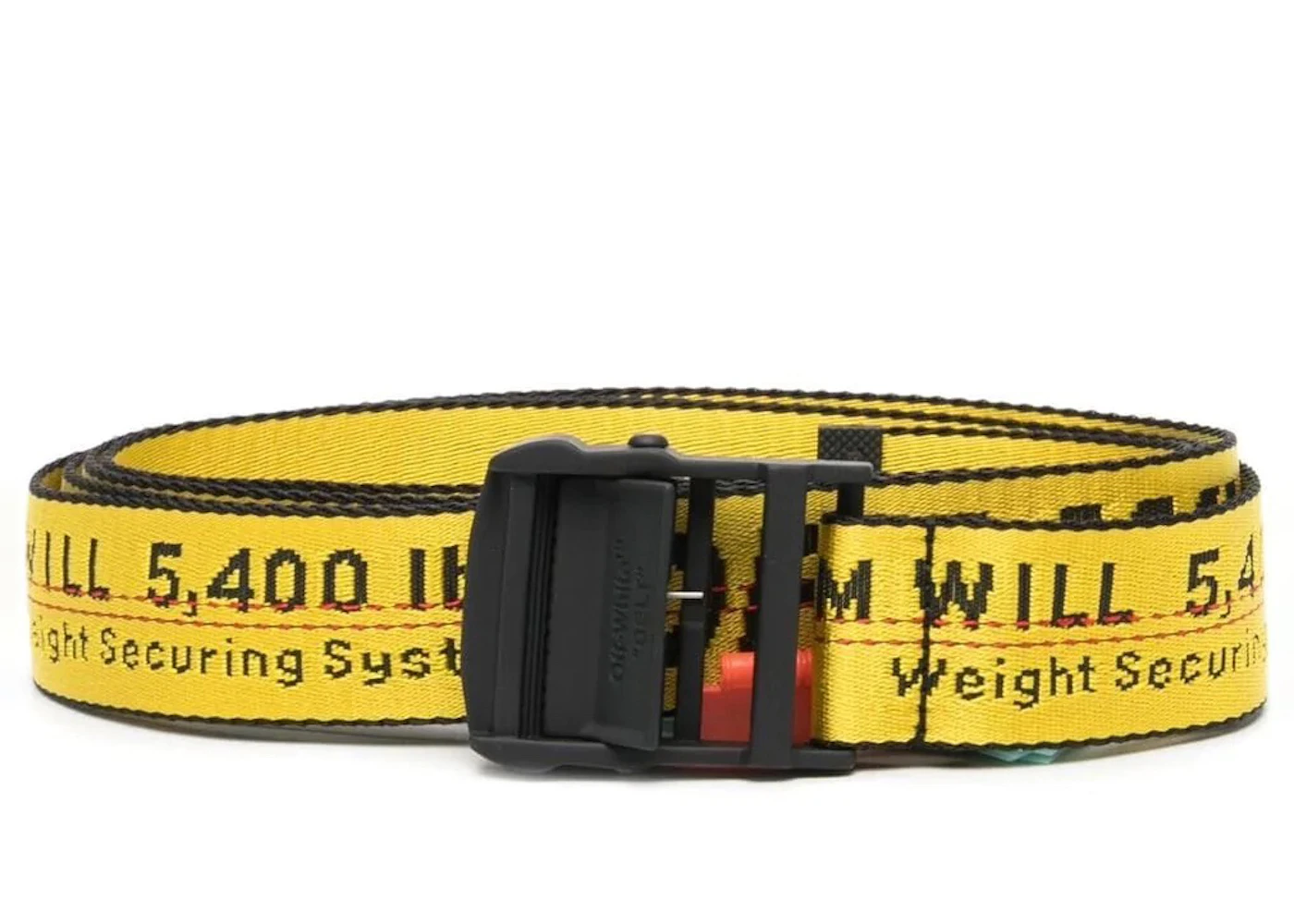 Off white belt yellow buckle Clearance