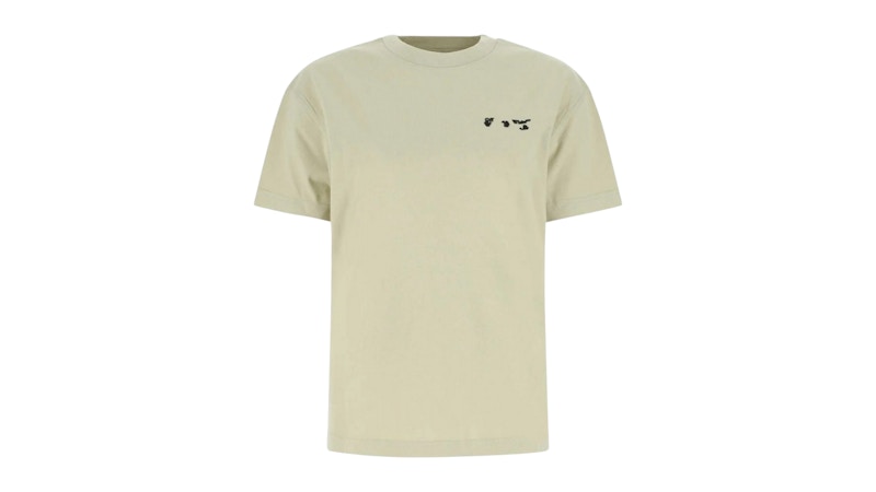 OFF-WHITE Women's Ow Logo Regular Fit T-Shirt Beige - FW24 - JP