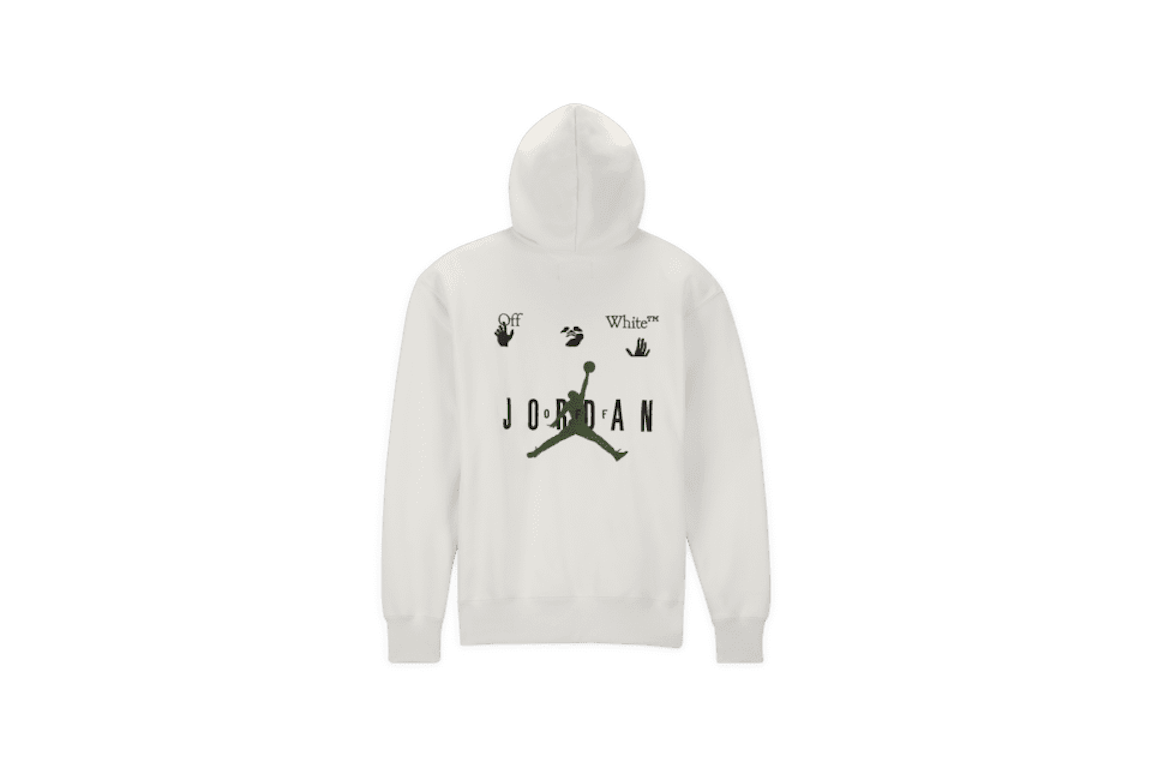 Pre-owned Off-white X Jordan Hoodie (asia Sizing) White