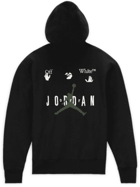 Air Jordan Off-White Hoodie "Black"