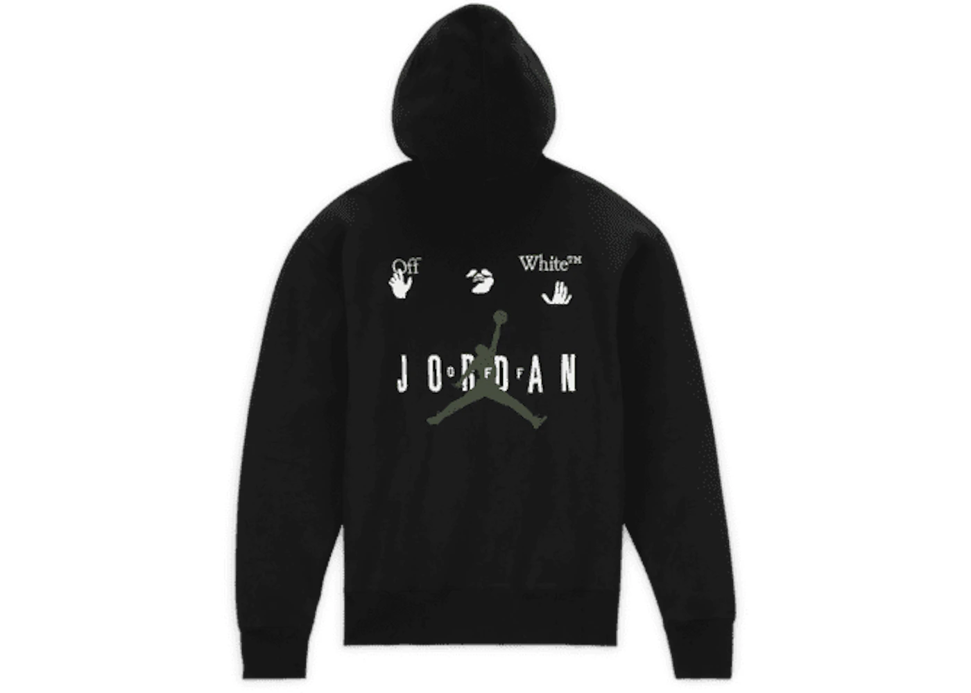 Black and white jordan deals sweatshirt
