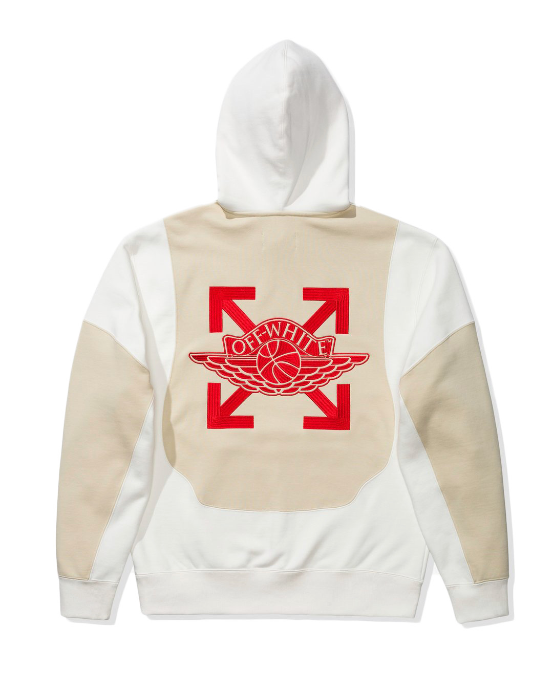 Off white shop red cross hoodie