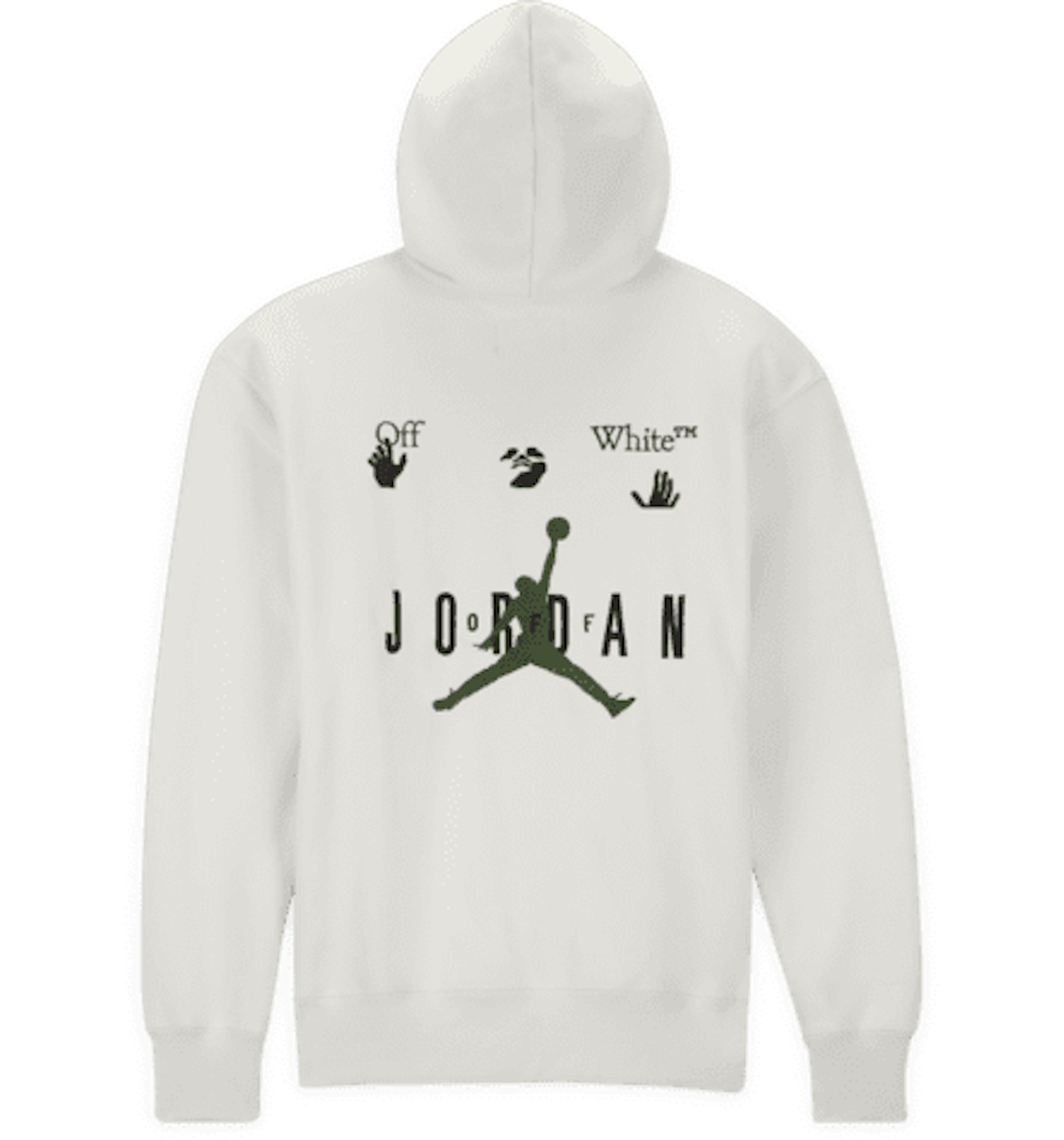 OFF-WHITE x Jordan Hoodie White - FW21 Men's - US
