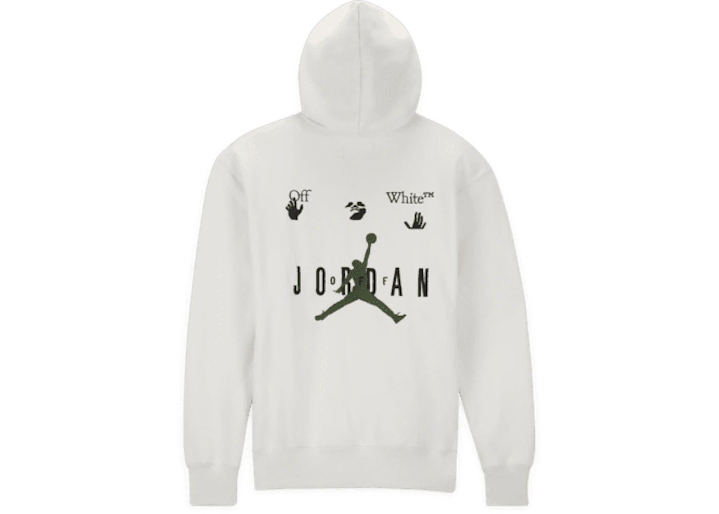 OFF-WHITE x Jordan Hoodie White Men's - FW21 - US