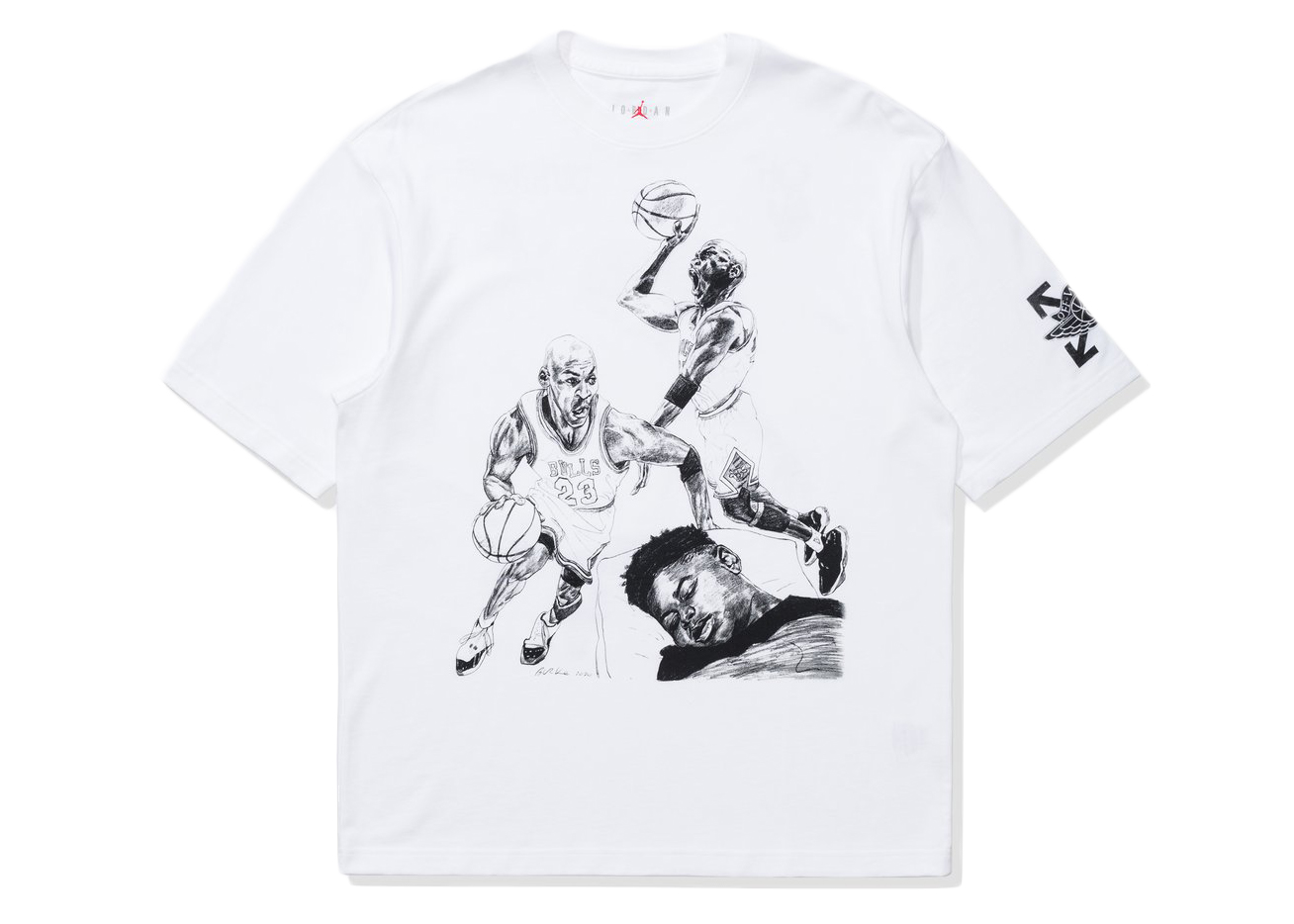 OFF-WHITE x Jordan MJ T-Shirt (Asia Sizing) White Men's - SS21 - US