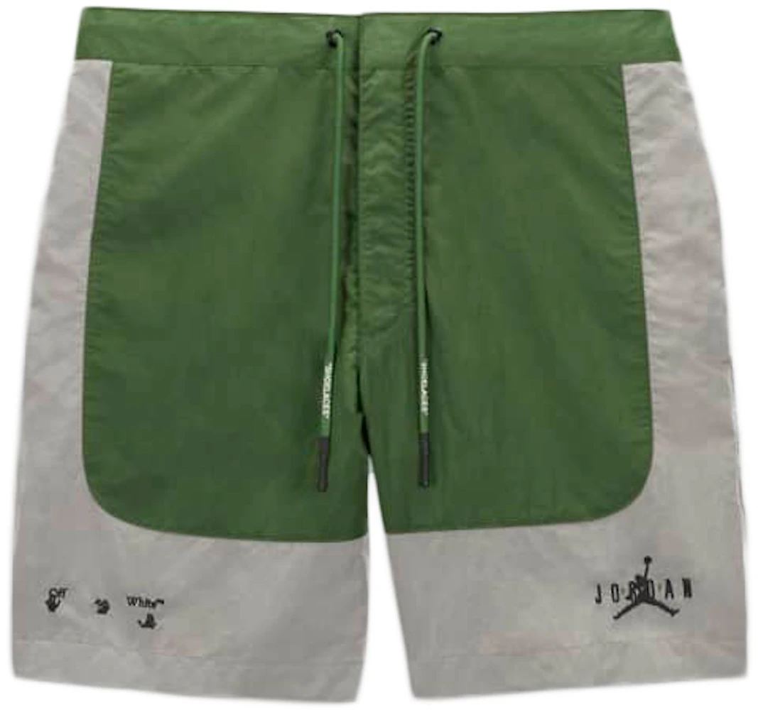 OFF-WHITE x Jordan Shorts (Asia Sizing) Green/Grey - FW21 Men's