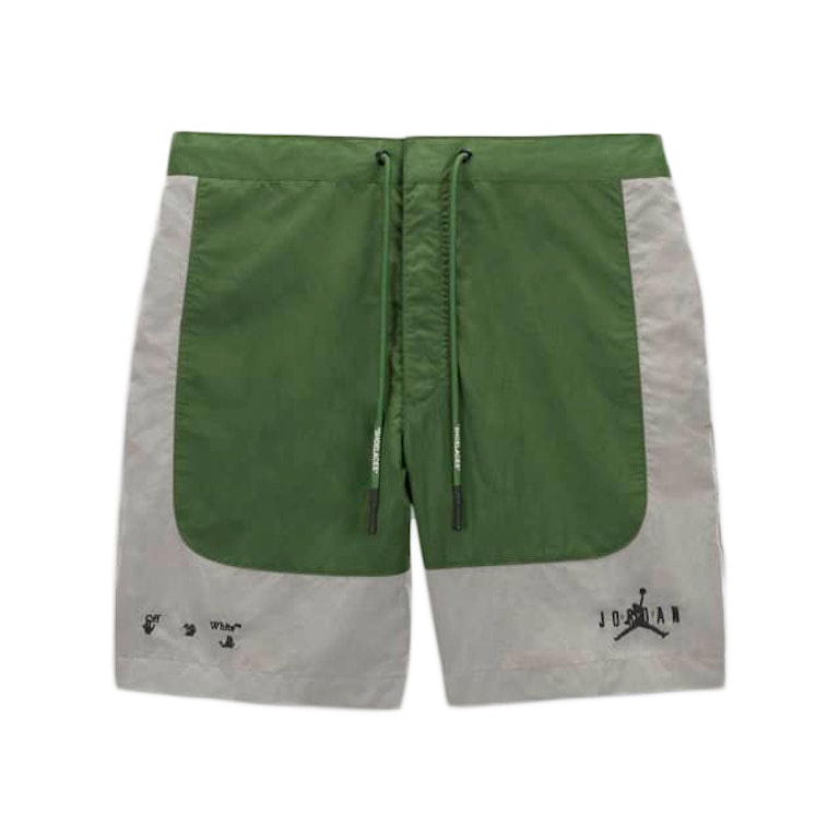 Pre-owned Off-white X Jordan Shorts (asia Sizing) Green/grey