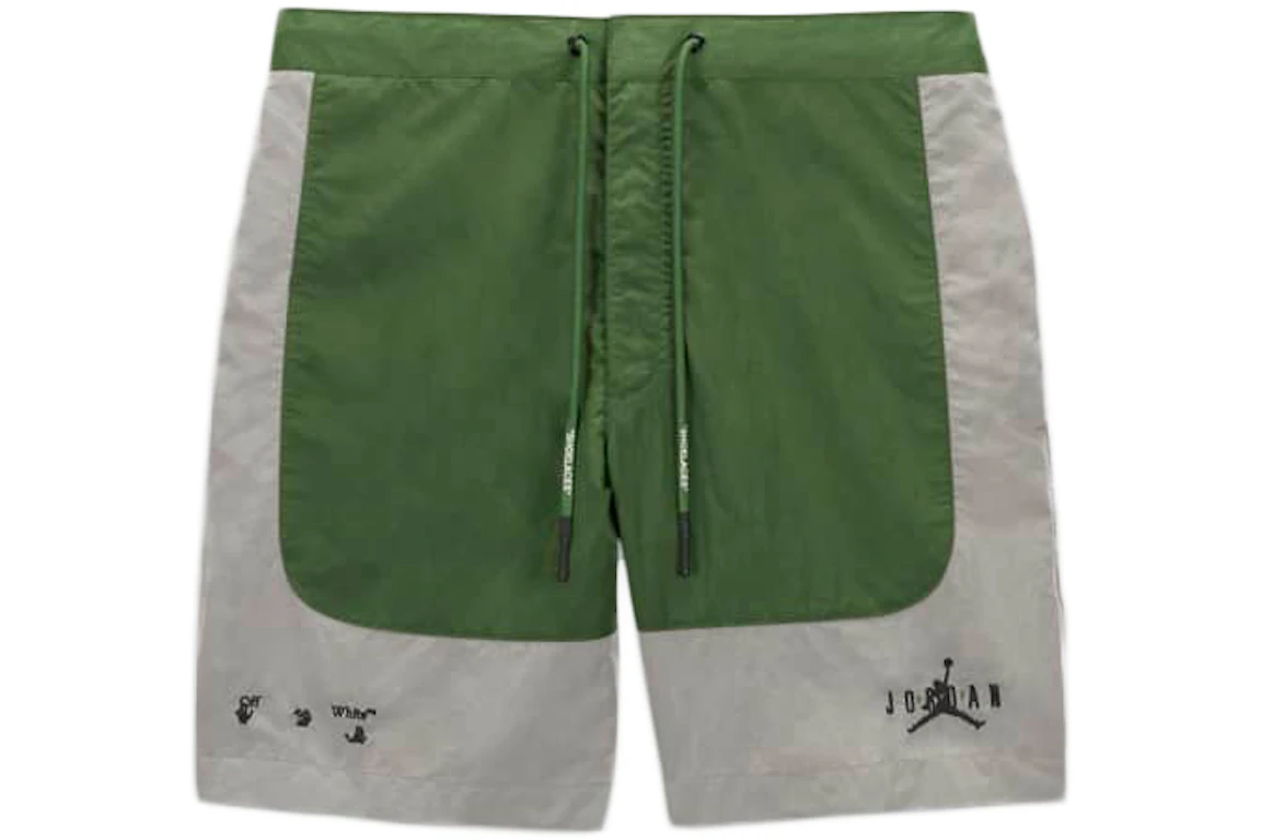 Off-White x Jordan Shorts (Asia Sizing) Green/Grey