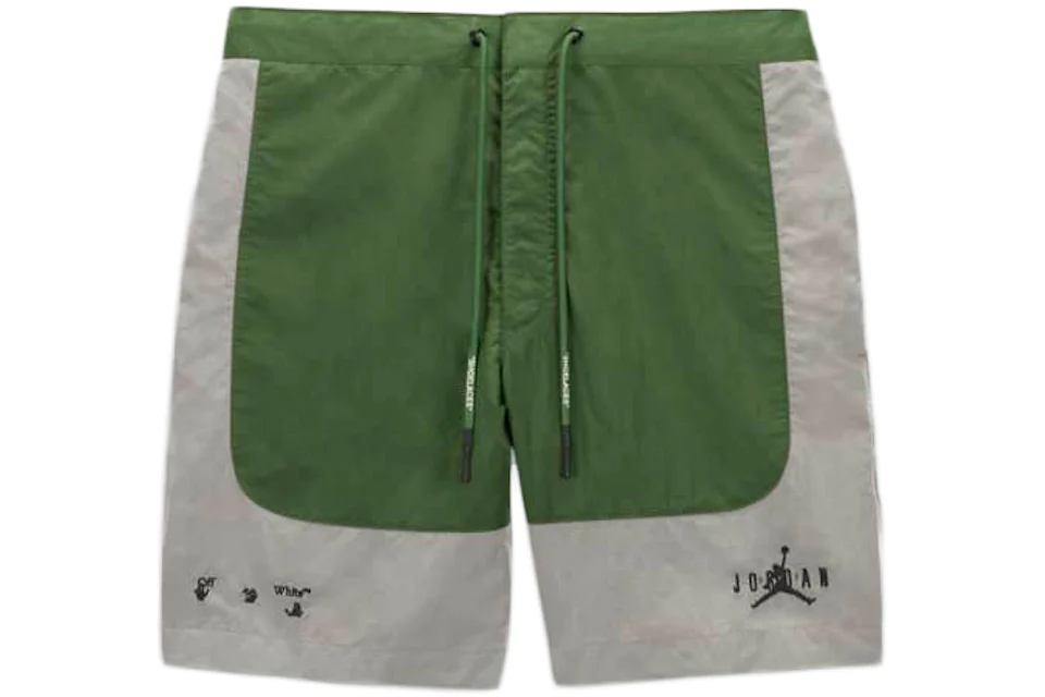 OFF-WHITE x Jordan Shorts Green/Grey