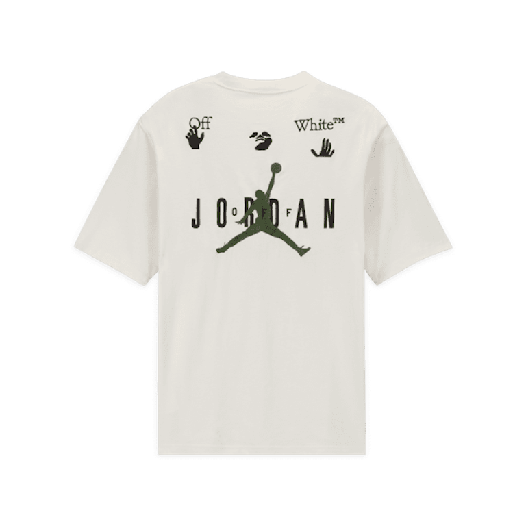 Pre-owned Off-white X Jordan T-shirt (asia Sizing) White