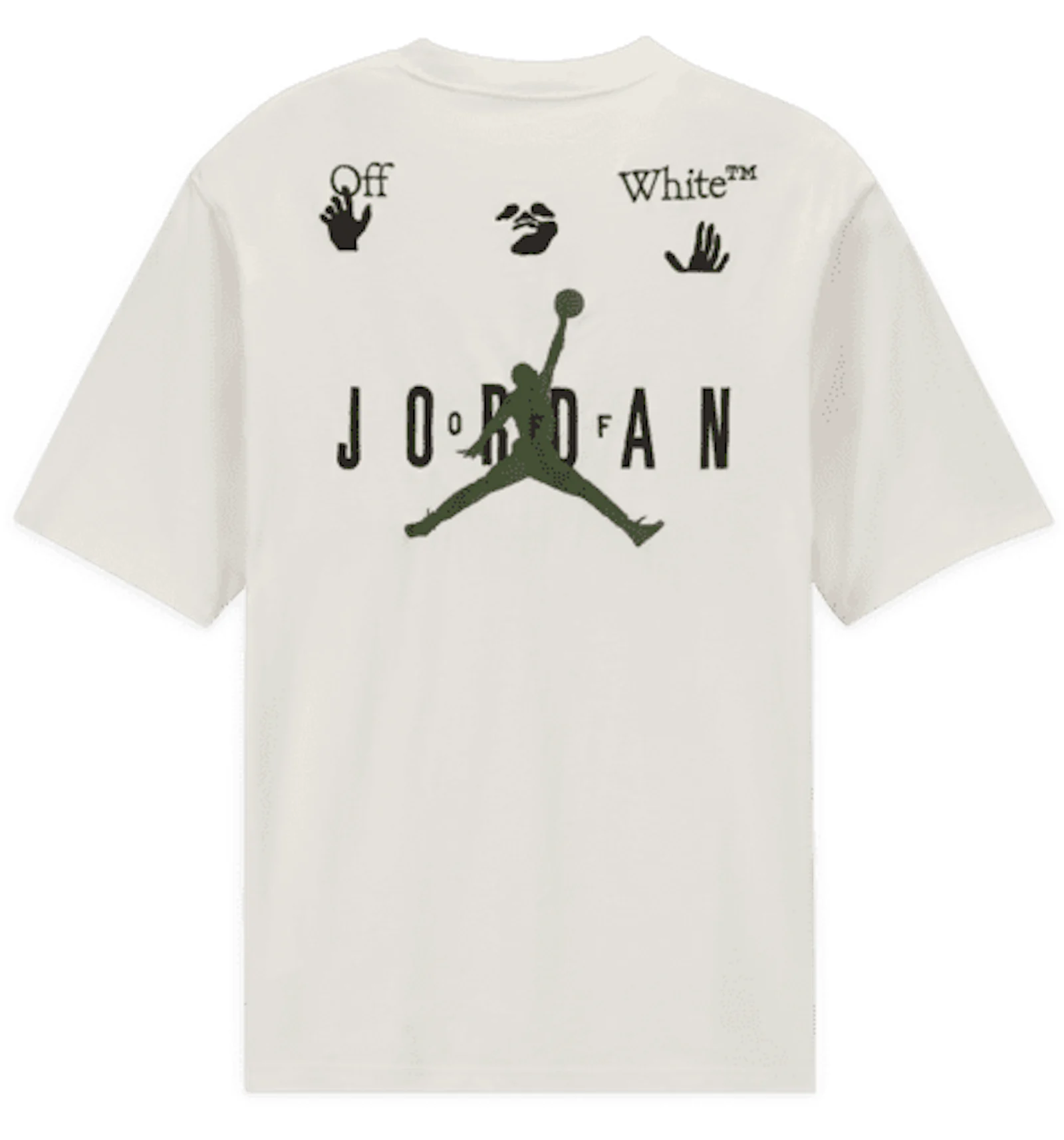 All white top jordan shirt