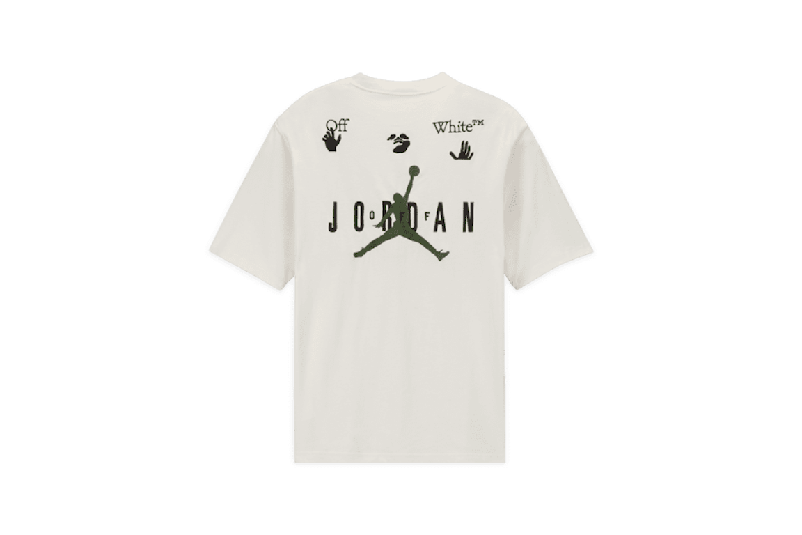 Pre-owned Off-white X Jordan T-shirt (asia Sizing) White