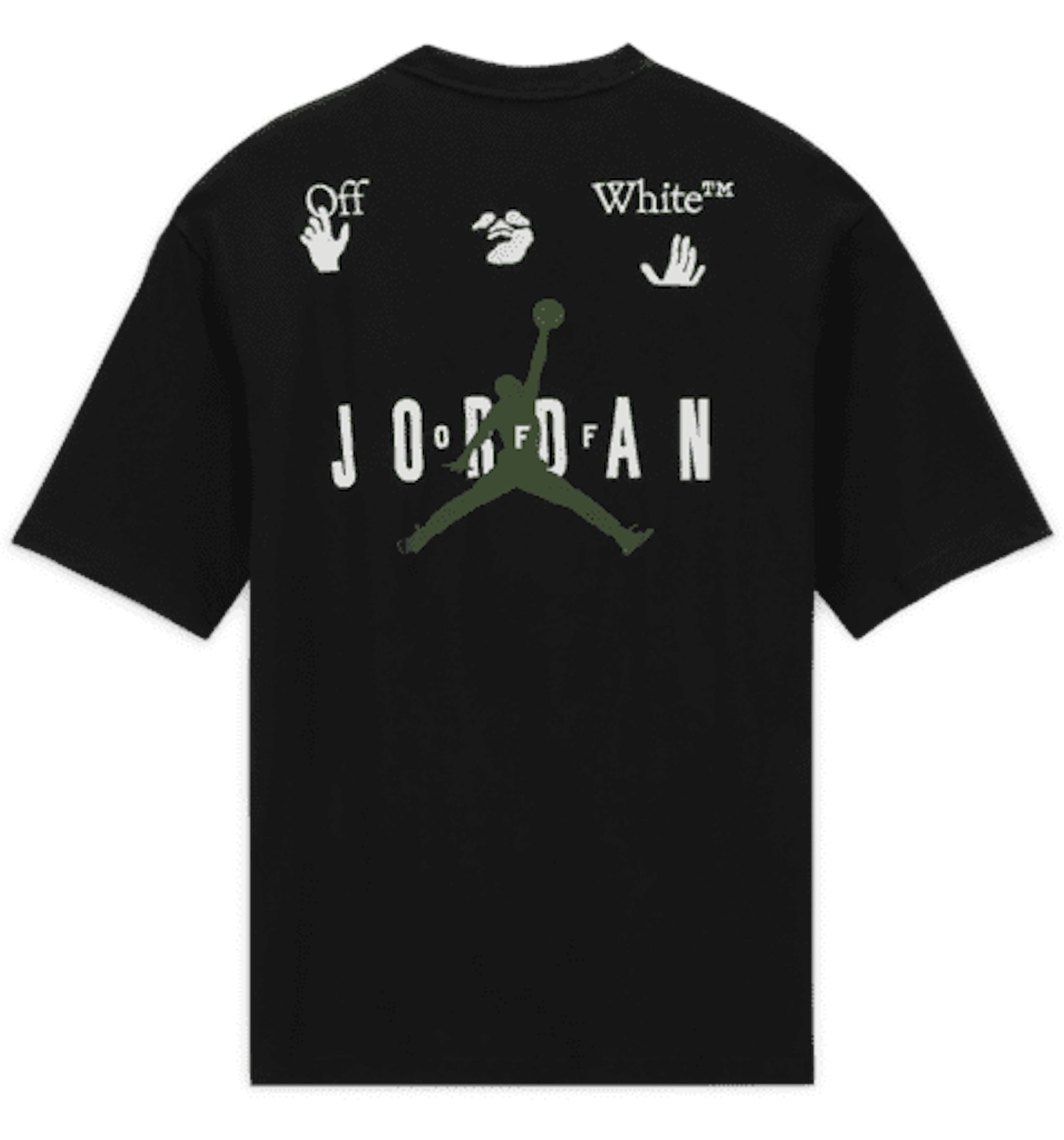 OFF-WHITE x Jordan T-shirt Black