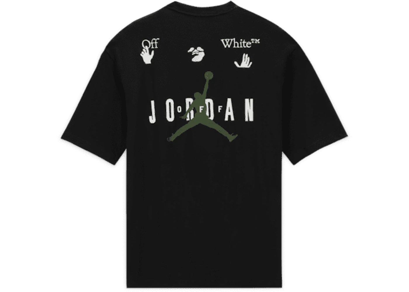 エアジョーダン offWhite Tシャツ Mサイズ OFF-WHITE x Jordan T-shirt Black Men's - FW21 - US