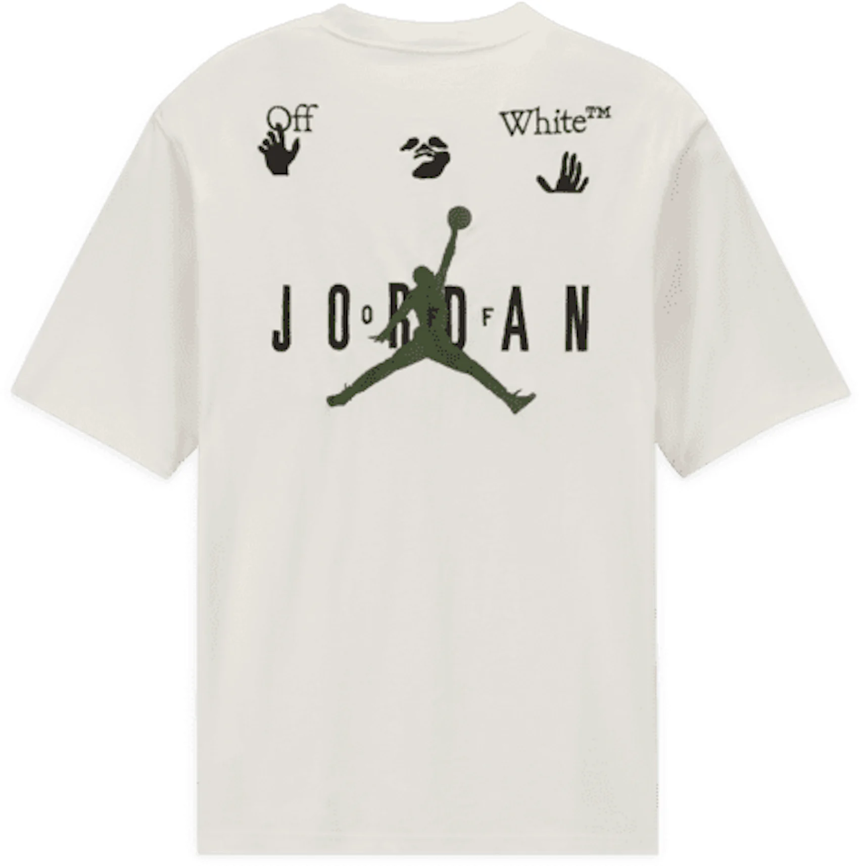 ジョーダン×オフホワイトTシャツ　２XLサイズ２XL