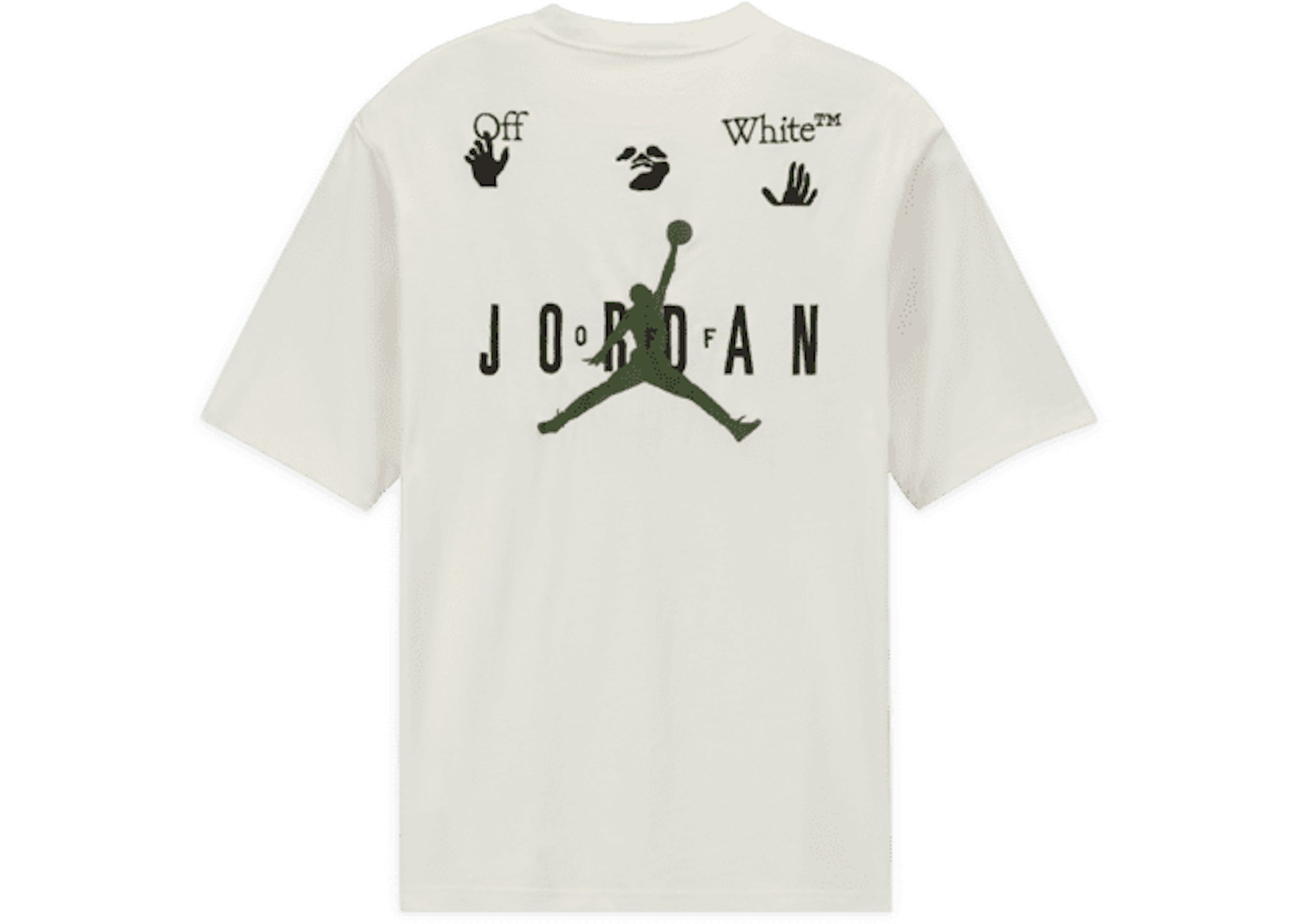 OFF-WHITE x Jordan T-shirt Sail